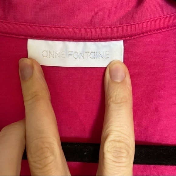 ANNE Fontaine Evelia Collared Long Sleeve Shirt Sz 10 - Picture 3 of 7